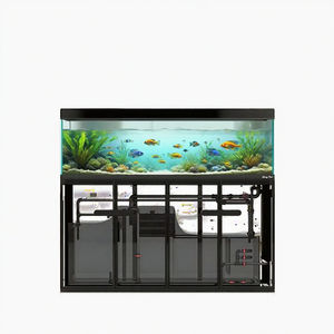 ตู้ปลาสี่เหลี่ยมกระจกใส ขนาด 620 ลิตร พร้อมระบบกรอง 220 โวลต์ ดีไซน์หรูหรา เป็นมิตรกับสิ่งแวดล้อม เหมาะสำหรับตกแต่งห้องนั่งเล่นที่บ้าน - Product Image 3