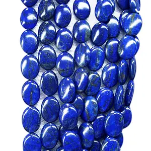 도매 Lapis lazuli 돌 타원형 느슨한 구슬