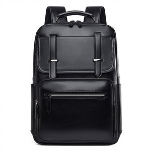 Nouveau sac à dos de voyage de grande capacité avec logo personnalisé en gros, sac à dos imperméable à l'eau, sac à dos tendance en PU pour homme, sac à dos pour ordinateur portable de haute qualité - Product Image 1