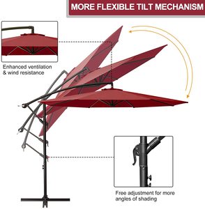 5ft mới nóng bán ngoài trời thị trường ô bền Patio chuối ô - Product Image 4