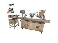 Ligne de production de remplissage et de bouchage automatique de liquides de 20 à 200 ml, machine de mise en bouteille automatique pour parfum, huile essentielle, sirop, cosmétiques