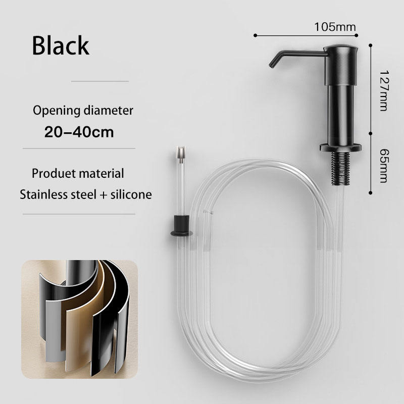 Noir + tube d'extension de 1 mètre