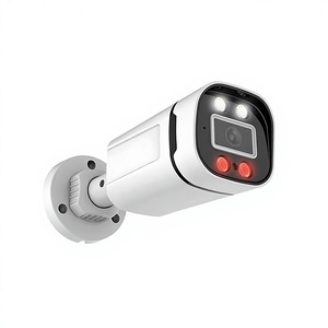Caméra de surveillance extérieure intelligente POE avec reconnaissance faciale, audio, HD 5 Mégapixels, double éclairage, IP66, ouverture F1.2, détection de mouvement, étanche - Product Image 1