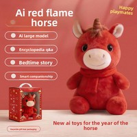 Happy Playmate AI Fuwa AI Jouet en peluche intelligent en forme d'oie avec musique et vocalisation, emballage en boîte, plusieurs styles disponibles
