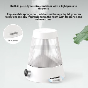 Humidificador con Alimentación USB, Capacidad de 1.0-2.5L, para Dormitorio, Oficina en Casa, con Luz Nocturna y Función de Respiración, para Uso en Escritorio - Product Image 3