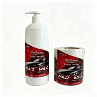 Autocollants personnalisés pour étiquettes de liquide de lavage auto, étanches, pour bouteilles de shampoing auto, adhésifs, pour l'élimination de la saleté, conception personnalisée disponible