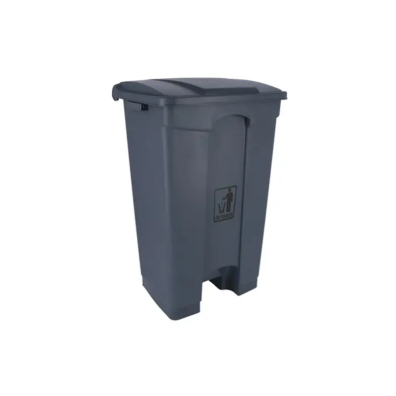 Plastic Dustbin foot pedal plastic trash can recycle waste bins plastic bin lid small mounted