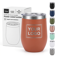 Meilleures ventes : Verre isotherme sans pied en forme d'œuf, double paroi, isolé sous vide, en acier inoxydable 304, pour le vin