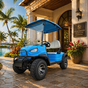 Carrito de <span class=keywords><strong>Golf</strong></span> Todoterreno Elevado con Doble Freno Hidráulico, 2 Pasajeros, Batería de Litio de 72V, Vehículo Eléctrico para Turismo - Product Image 1