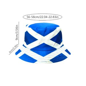 Sombrero de Pescador con Estampado de Bandera de Escocia, Diseño de Patrón de Países, Personalizable, en Oferta - Product Image 2