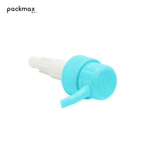 Buse en forme de D, tête courbée filetée intégrée, tête de pompe à lotion en plastique PP à 32 dents pour après-shampoing, shampoing et gel douche - Product Image 2