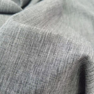 Tissu spandex à haute élasticité en feutre doux de polyester cationique avec <span class=keywords><strong>deux</strong></span> lignes de tons et microfibre de polyester à rayures <span class=keywords><strong>comme</strong></span> le denim - Product Image 4