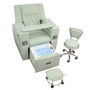 Sillón de Pedicura Multifuncional de Lujo para Salón, <span class=keywords><strong>Silla</strong></span> de SPA con Masaje de Pies por Vibración Eléctrica, Bañera para Pies e Iluminación LED - Product Image 2