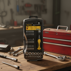 Juego de Dados y Puntas de Matraca Pretul JUDA-39P, 39 Piezas, Herramienta Manual Doméstica para Mecánicos, Caja de Herramientas Incluida - Product Image 3