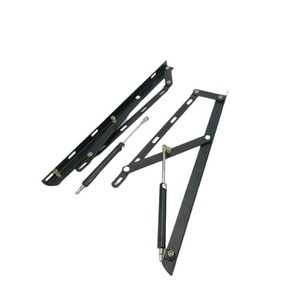 High-Tech Steel Tatami <b>Bed</b> Pneumatic Rod Essential Hardware in Black+<b>White</b> for Comfortable Lifting and Easy Installation - Product Image 6