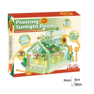 Stelo che coltiva il labirinto di piante giocattolo fai da te che piantano la stazione meteorologica della stanza del sole sperimenta esperimenti scientifici - Product Image 1
