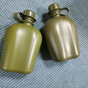 Bouteille d'eau en plastique pour camping, chasse, randonnée, 1L (1000ml), style US, qualité alimentaire, pour activités de plein air. - Product Image 2