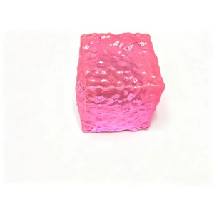 <b>Clear</b> <b>Jelly</b> Ice Block Squishy Toy Wavy Texture Cube Stress Relief Hand Squeeze Fidget Toy - Product Image 2