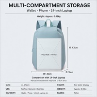 Nouveauté : Sac à dos pour ordinateur portable extensible, léger, en nylon, sac de voyage coloré, grande capacité, sac à dos professionnel