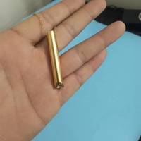 Collier anti-stress personnalisé MECYLIFE en acier inoxydable avec sifflet vibrant pour la méditation
