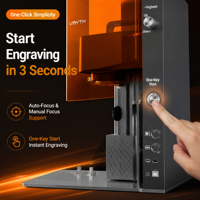 Vmyth Nuevo Grabador Láser de Diodo de Alta Velocidad 5000mm/min 2W/10W de Sobremesa Refrigerado por Aire Wi-Fi/USB para Madera, Acrílico, Metal, Piedra, MDF, Cuero