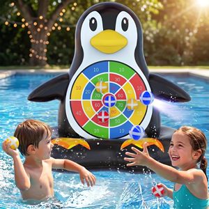 Best Seller <b>Inflatable</b> Dart Board Floating Pool <b>Game</b> Water Toy for Kids Teens Adults Backyard Beach Summer Party Birthday Gift - Product Image 1