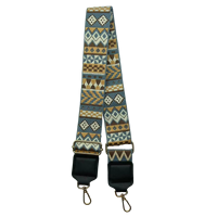 Bandoulière personnalisée à motifs multicolores, sangle large interchangeable pour sac à main, accessoire pour sac à bandoulière, sangle réglable