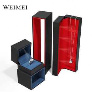 Caja Organizadora de Joyas de Terciopelo para Pendientes, Almacenamiento Redondo con Diseño de Panal Granulado - Product Image 6