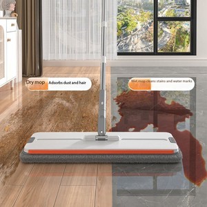 Hot Bán Phẳng Lau Với Xô Có Một Riêng Biệt Nước Bẩn Làm Sạch Hệ Thống Với 2 Có Thể Thay Thế Lau Miếng Đệm Cho Sàn Làm Sạch - Product Image 6