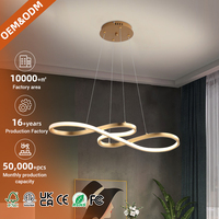 Vente Chaude Luminaires Suspendus Cercles de Haute Qualité Chambre Salon Nordique Moderne Lustre Led
