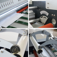 Machine de plastification semi-automatique à chaud pour rouleaux de film BOPP et feuilles de papier, très demandée