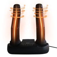 Sèche-chaussures et bottes de ski électrique professionnel déshumidifiant, flux d'air à 360 degrés, minuterie, ozone, chauffage PTC, écran LCD, certifié CE