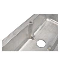 Couvre-culbuteurs courts en aluminium poli à ailettes pour Chevy SBC 58-86, fixation par boulons périphériques, pour moteurs 283 302 305 327 350 400, trou de 1-1/4 pouce