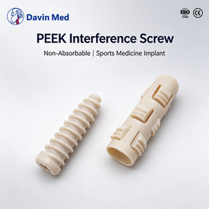Davin Med Non assorbibile vite di interferenza per ricostruzione del legamento del ginocchio impianto di fissazione dell'innesto cannulato - Product Image 1
