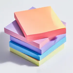 School Kantoorbenodigdheden Winkel Op Maat Sticky Notes 3X3 Memo Pads Plakkerig Bericht Gelijnd Notities