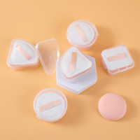Triangle rond carré logo personnalisé épaissir fond de teint maquillage sec humide beauté maquillage éponge houppette