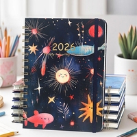 Libreta de Notas Personalizada con Impresión 2026, Tapa Dura A5, Espiral Dorada, Diario, Agenda, Planificador Diario, Semanal y Mensual