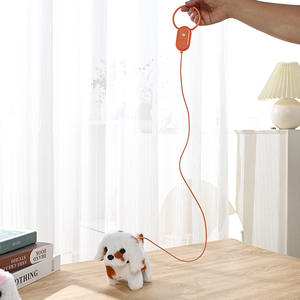 Mu Nieuwe Elektrische Pluche Hondenriem Speelgoed Voorwaarts Achterwaarts Lopende Simulatie Puppy Kinderen Speelgoed Groothandel - Product Image 5