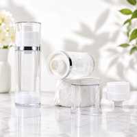 Flacon pompe à vide AS 602H sans air, fileté, 50-150 ml, pour emballage de sérum et lotion cosmétique, directement de l'usine
