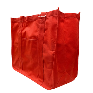 <span class=keywords><strong>Pour</strong></span> <span class=keywords><strong>Amazon</strong></span> pratique non tissé panier <span class=keywords><strong>sac</strong></span> fourre-tout <span class=keywords><strong>sac</strong></span> de pique-nique de vin rouge avec Logo épaissi ferme Solution de stockage de supermarché - Product Image 5