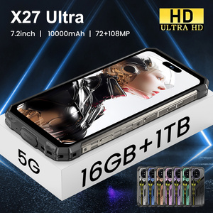 Téléphone portable 5G haut de gamme X27 Ultra à écran ultra HD de 7,2 pouces, 12 Go + 512 Go de stockage interne, double SIM, à prix abordable - Product Image 4