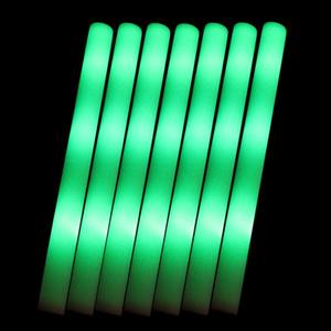 Bâton lumineux LED RGB blanc en mousse colorée avec base ABS – Portable, multi-modes clignotants, style anime, pour <span class=keywords><strong>anniversaire</strong></span>, mariage, festival de musique, fête - Product Image 2
