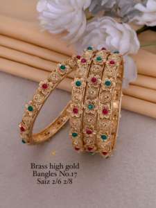 Latón Chapado en oro de diseño Stone work Bengals - Product Image 4