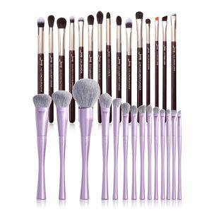 Per Jessup professionale pennelli per il trucco degli occhi Set T284 naturale-sintetico in bundle con Kit di lusso viola T512 pennelli per il trucco