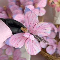 Flacon de parfum 3D en forme de papillon avec ornements et cadeaux d'ambiance papillon, autocollants décoratifs, décoration papillon