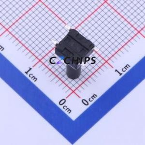 TS-1002S-BR14026 Tactile Switch SMD-4P,6x6mm Switch Single Pole Single Throw Round Button 2.6N Vertical Mount - Product Image 2