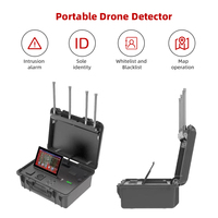 Détecteur de drones portable 1-10KM, scanner radio, localisateur de pilote, système de suivi de signal RF sans fil, alarme de sécurité