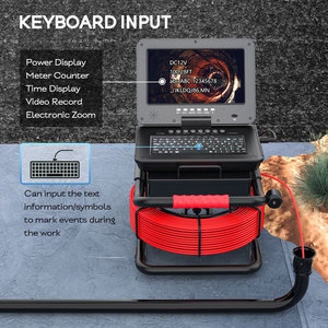Système de caméra analogique industrielle étanche Bondi en promotion, avec réception 512 Hz, pour inspection des canalisations d'évacuation, garantie 1 an - Product Image 4