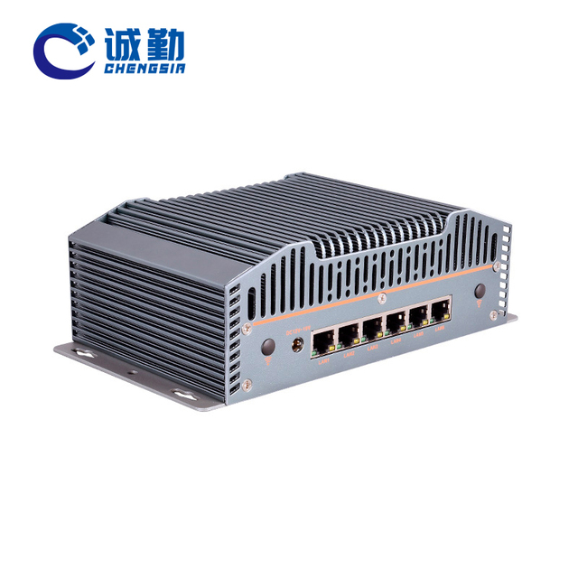 6 Ethernet Port Router Pfsense Mini-PC Intel 12th 13th Gen Core I3 I5 I7 2*DDR5 Barebone Industrial Fanless Firewall Mini PC