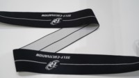 Bande de marquage pour vêtements, norme Oeko-Tex 100, bande élastique jacquard personnalisée, surface antidérapante, taille standard, logo OEM/ODM